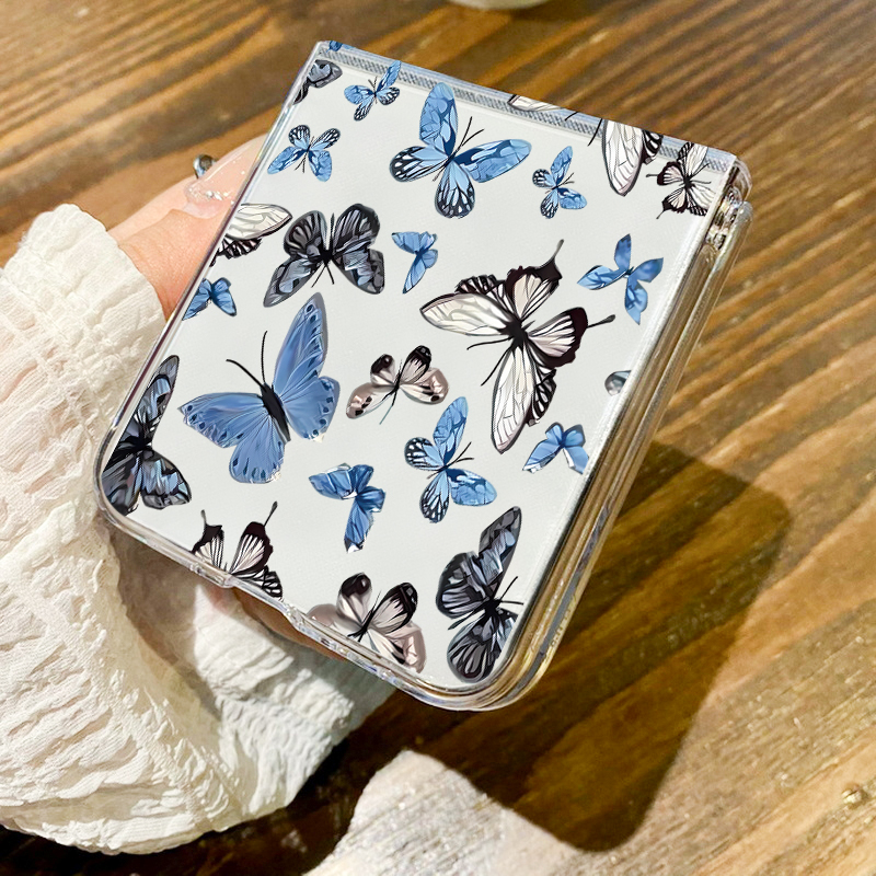 Pink Flowers Pattern Phone Cas - Phone Cases Z Flip 6 のレビューと価格