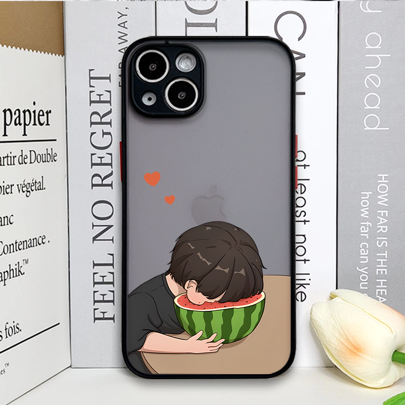Creative Cartoon Boy Girl Pair - Phone Cases For Boys のレビューと価格