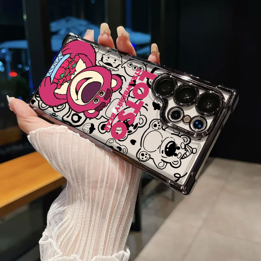 Lotso Strawberry Bear Silicone - Phone Cases Disney のレビューと価格