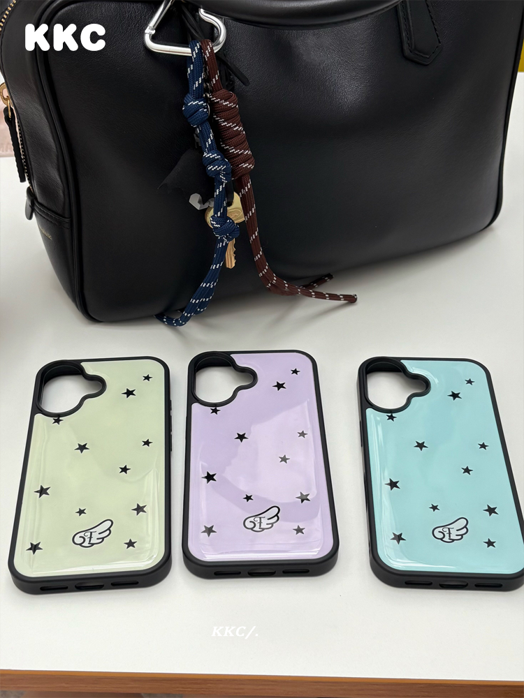 Summer Purple Yellow Stars INS - Phone Cases Purple のレビューと価格