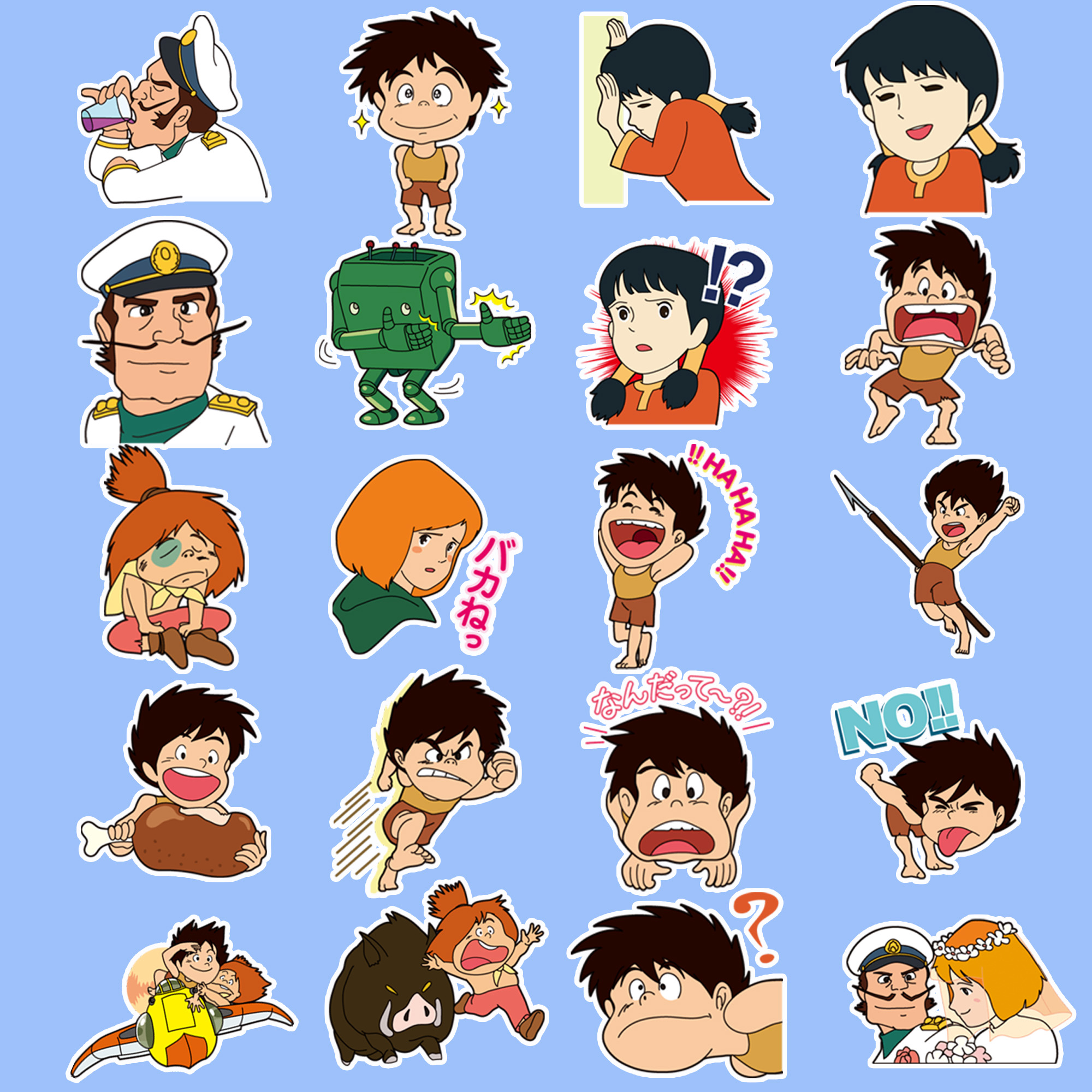 40 Pieces of Future Boy Conan  - Phone Cases For Boys のレビューと価格