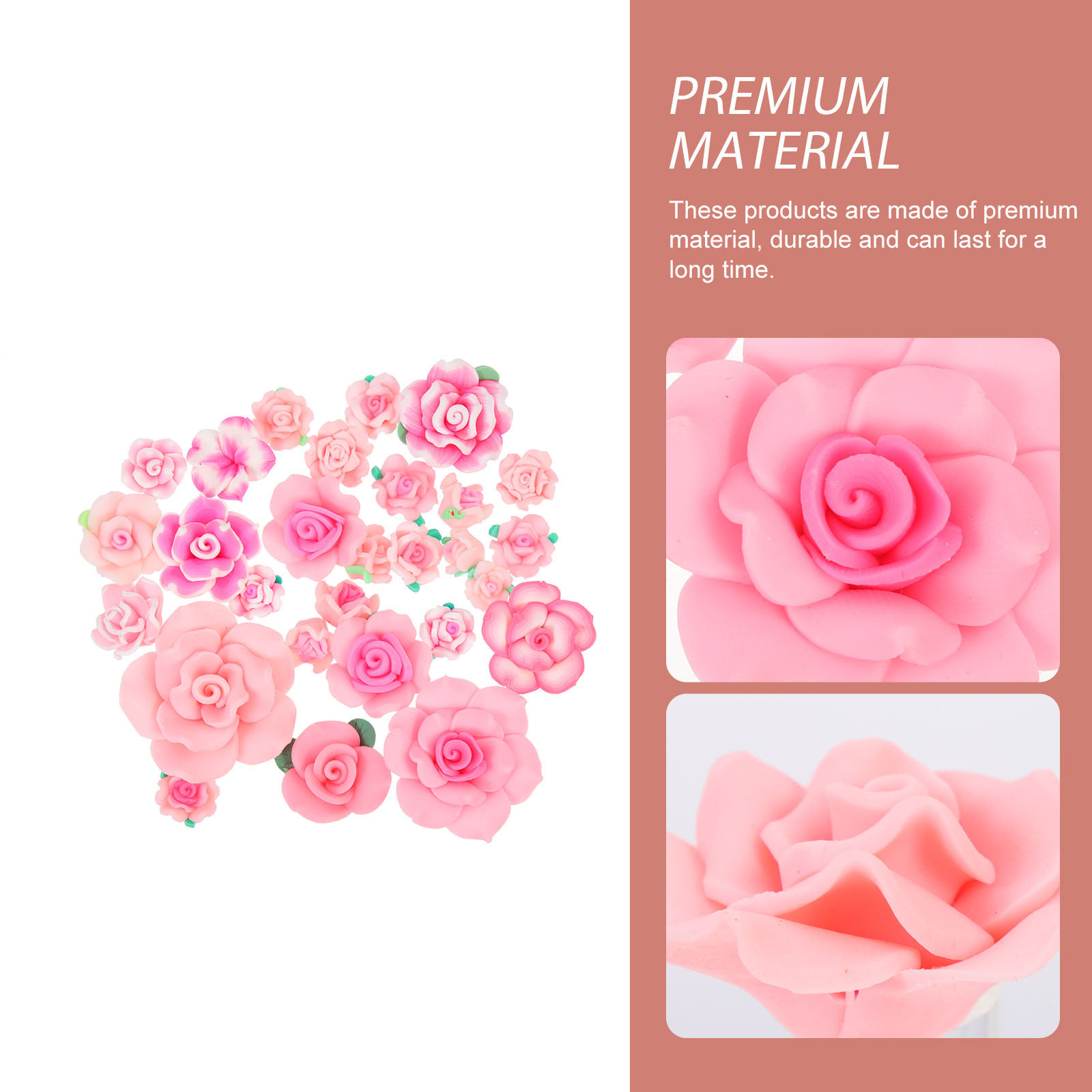 28Pcs Clay Flower Charms Set D - Phone Cases With Charms のレビューと価格