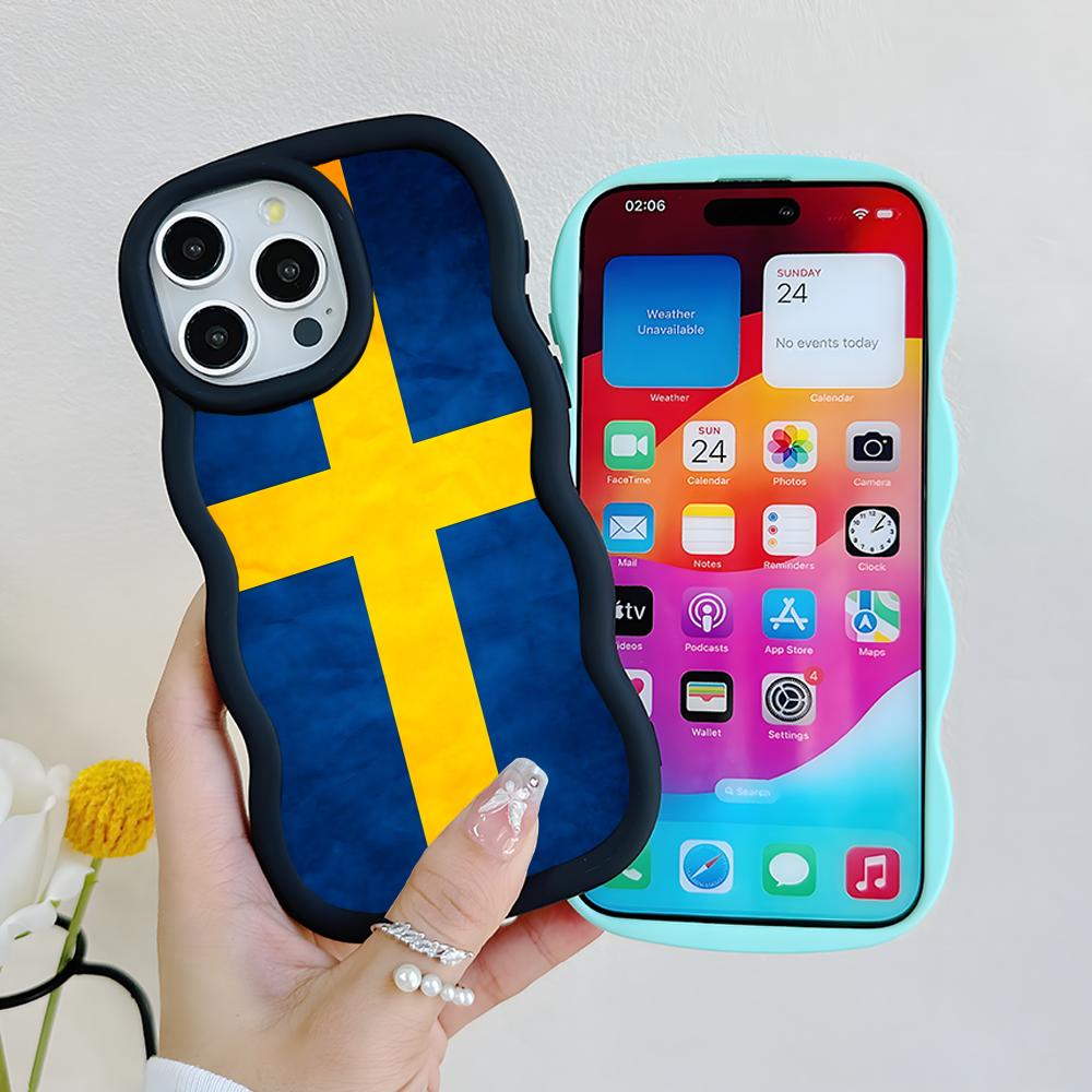 Sweden Flag Phone Case for iPh - Phone Cases Sweden のレビューと価格