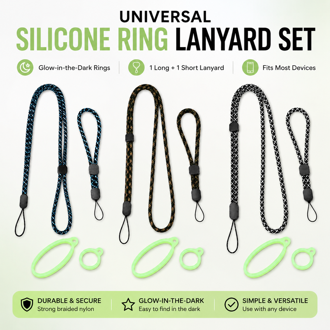 Universal Silicone Ring Lanyar - Phone Cases Vape のレビューと価格
