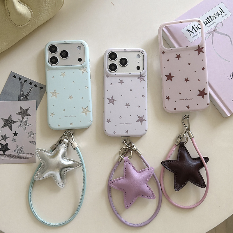 Korean Cute Star Phone Case Fo - Phone Cases With Charms のレビューと価格