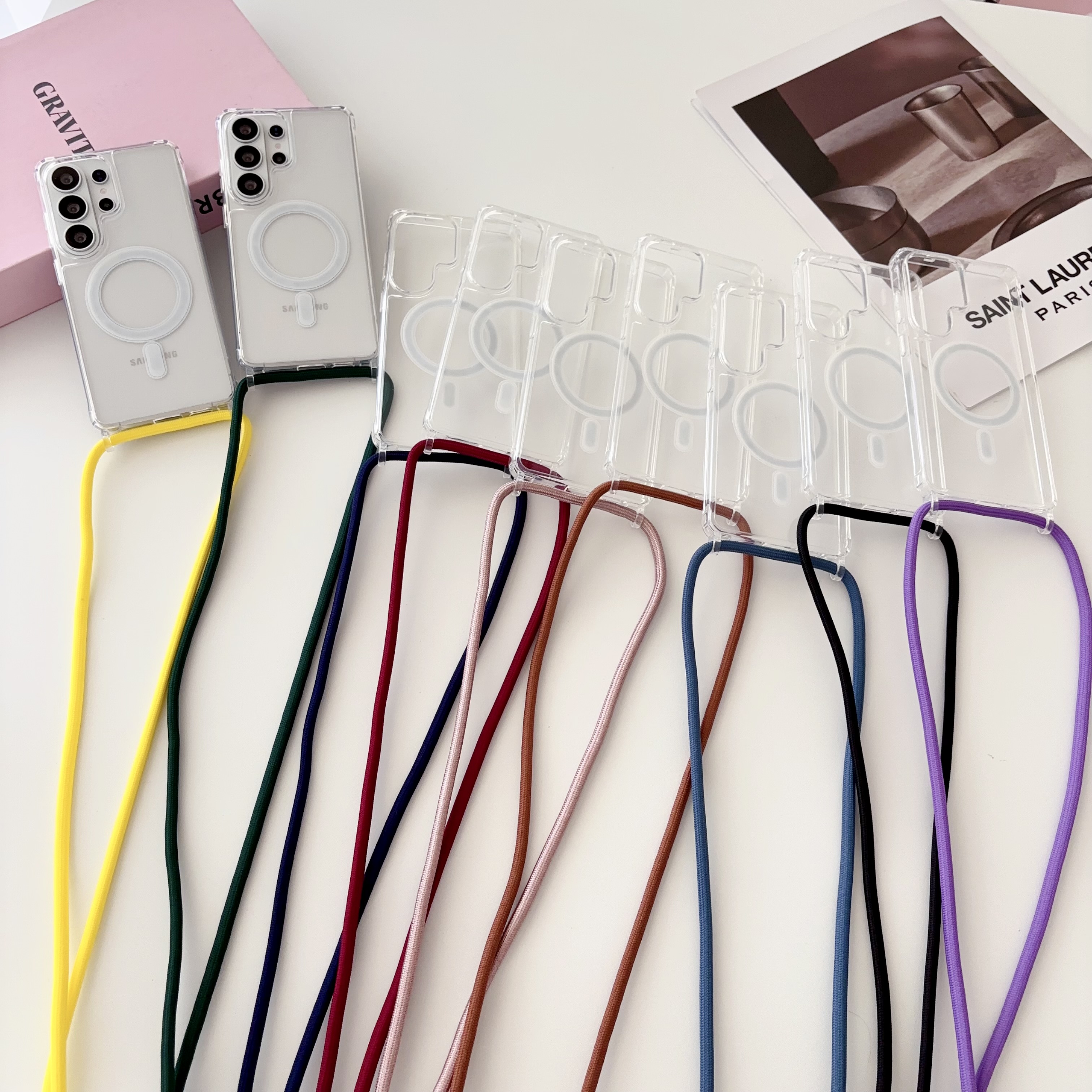 Crossbody Lanyard Clear Magnet - Clear Magsafe Case のレビューと価格