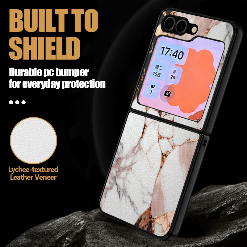 Premium PU Leather Phone Case  - Phone Cases Z Flip 6 のレビューと価格