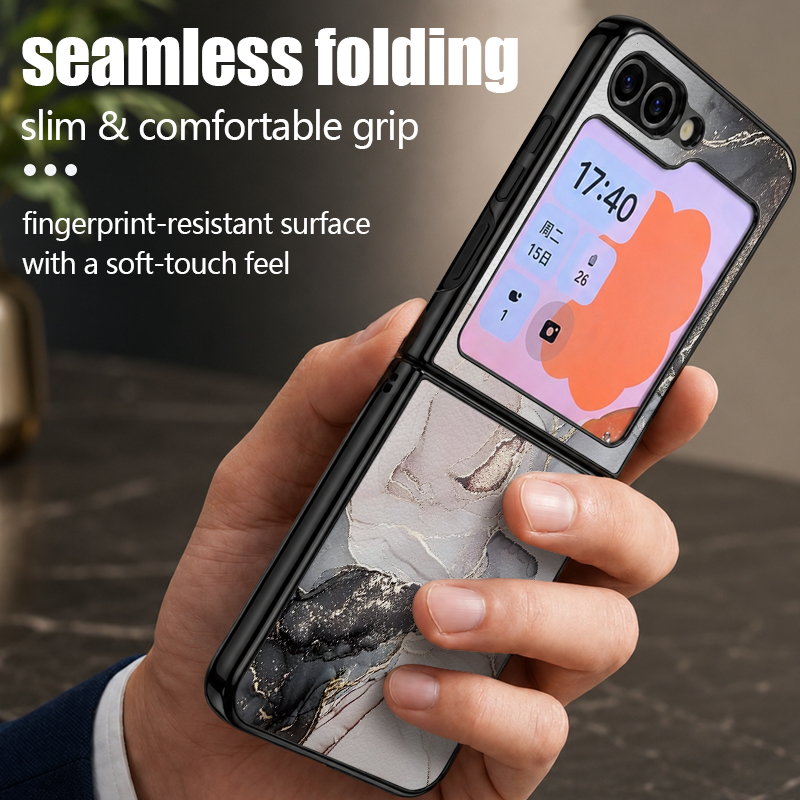 Premium PU Leather Phone Case  - Phone Cases Z Flip 6 のレビューと価格
