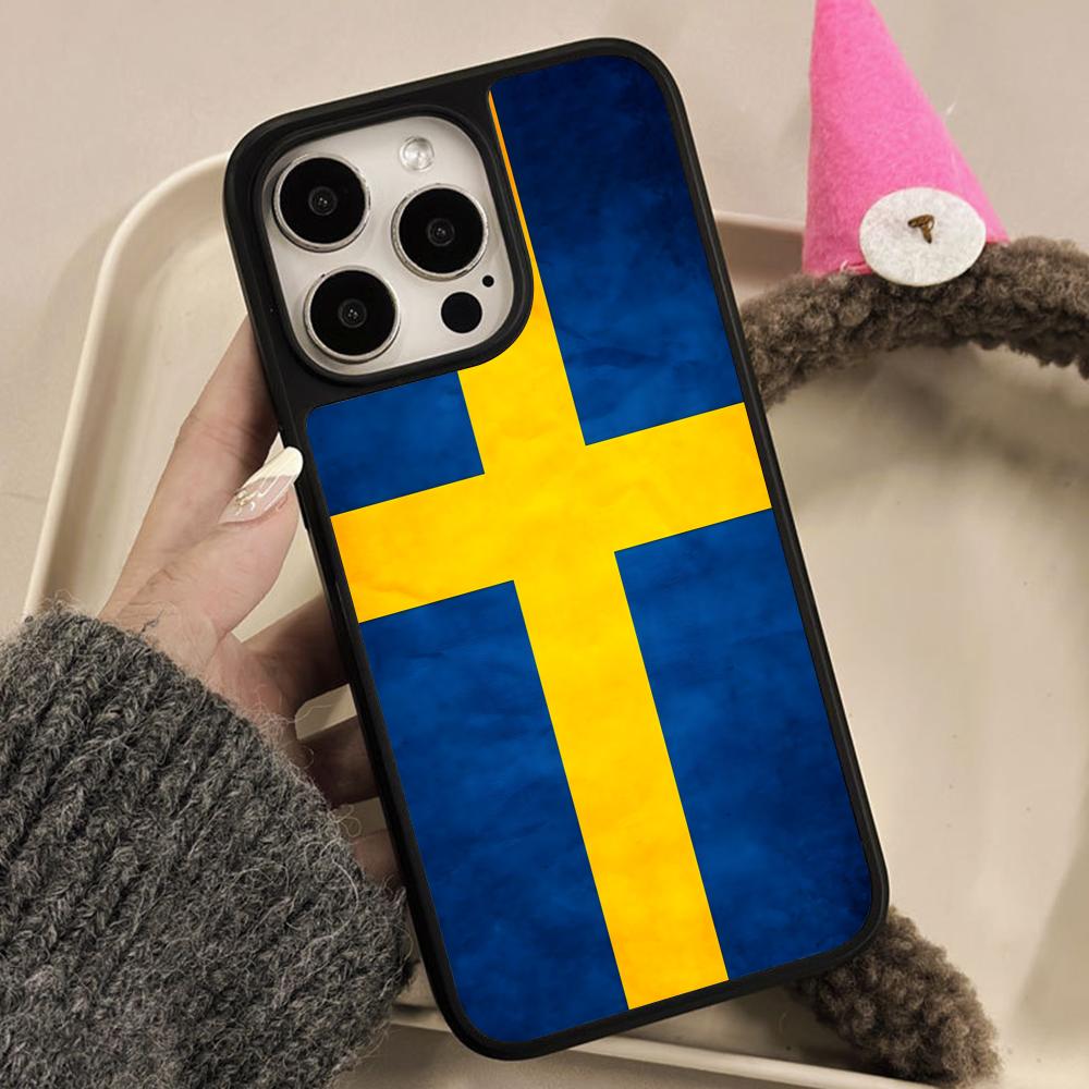 Sweden Flag Phone Case for iPh - Phone Cases Sweden のレビューと価格