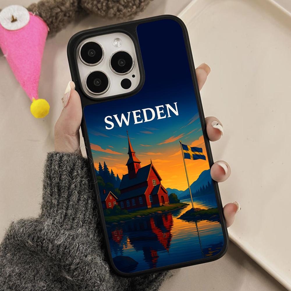 Sweden Flag Phone Case for iPh - Phone Cases Sweden のレビューと価格