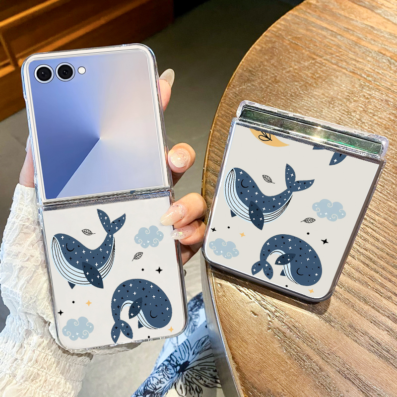 Whale Pattern Phone Case For S - Phone Cases Z Flip 6 のレビューと価格