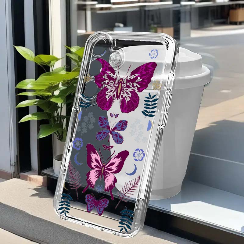 Purple Butterfly Graphic Phone - Phone Cases Purple のレビューと価格