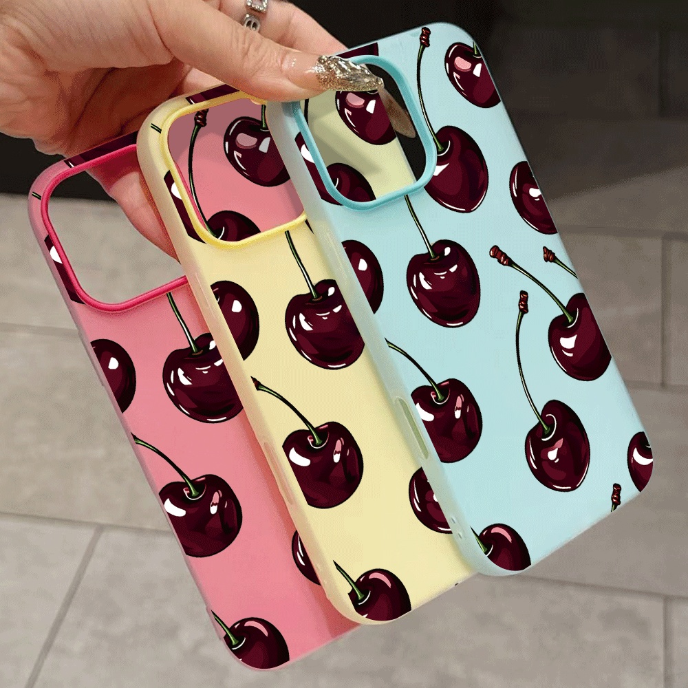 INS Cheery Phone Case For iPho - Phone Cases Iphone 16 Pro のレビューと価格
