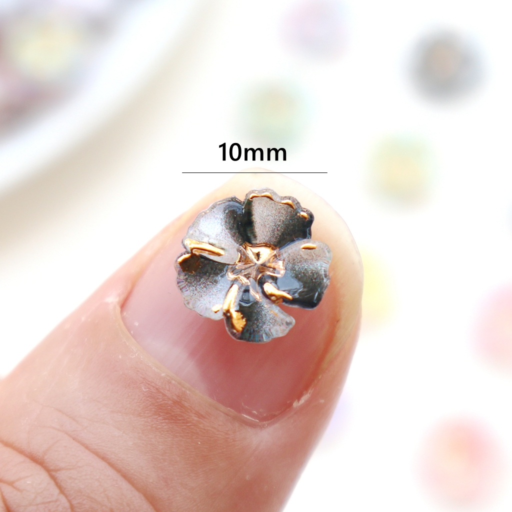 30pcs Mini Resin Flower Caboch - Phone Cases With Charms のレビューと価格