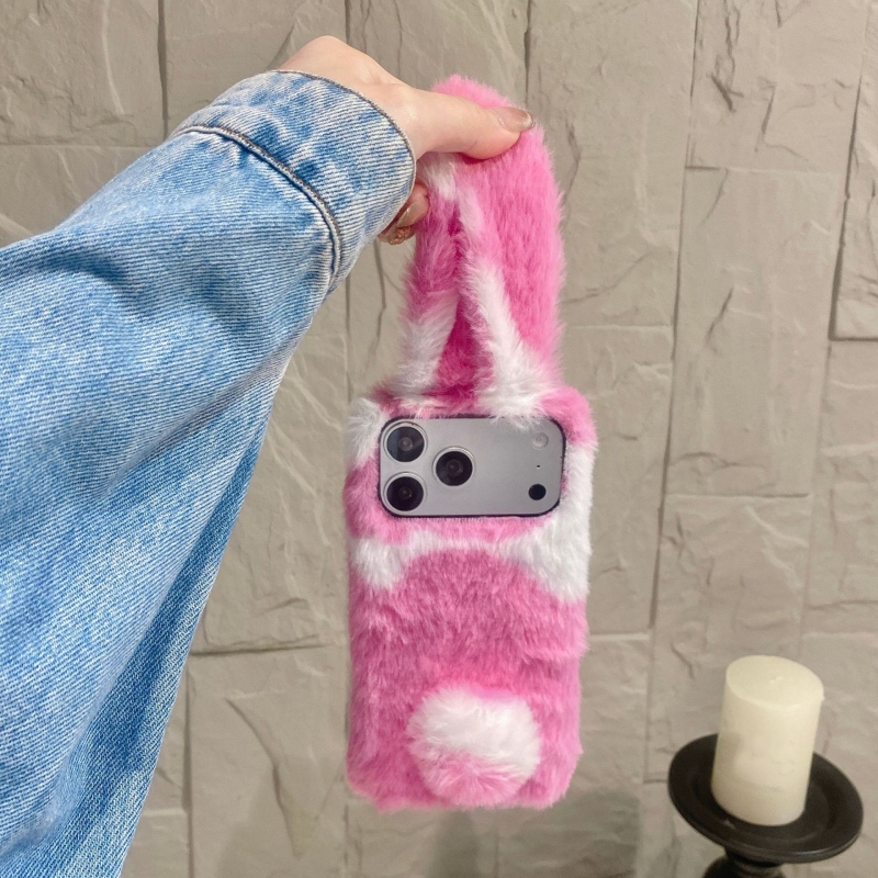 Cute Rabbit Design Fluffy Phon - Phone Cases Iphone 16 Pro のレビューと価格