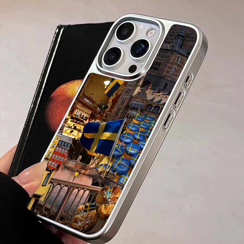 Sweden Flag Phone Case for iPh - Phone Cases Sweden のレビューと価格
