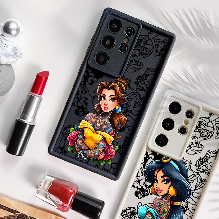 Disney Tattoo Princess Soft Co - Phone Cases Disney のレビューと価格