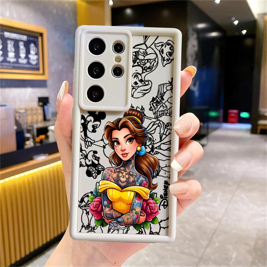 Disney Tattoo Princess Soft Co - Phone Cases Disney のレビューと価格