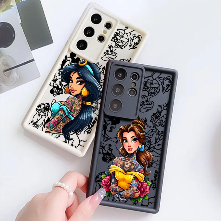Disney Tattoo Princess Soft Co - Phone Cases Disney のレビューと価格